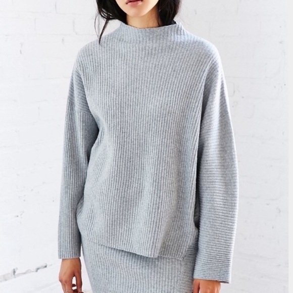 Cheap Monday grey Rival sweater revolve xsmall ribbed - Picture 3 of 11